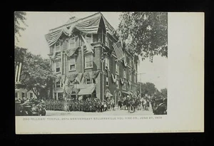 1908 Odd Fellows Temple 20th Anniversary Vol. Fire Co. Firemen Sellersville PA - Picture 1 of 1