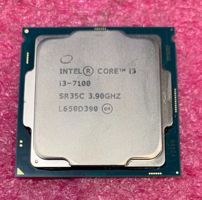 Intel Core i3-7100 3.9GHz LGA1151 SR35C 7th Gen Dual-Core Desktop CPU Tested - Image 1 of 1