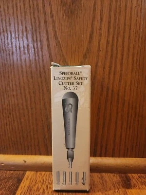 Speedball Linozips Linoleum Cutters Set #4137 New In Original Box  Red Handle - Image 1 of 4