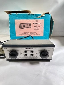 Controlador de potencia de doble vía H&M Duette para juegos de trenes Hornby calibre OO en caja usado - Imagen 1 de 7