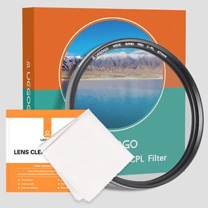UEGOGO filtro polarizzatore circolare ultra sottile CPL 37-82 mm per Canon - Foto 1 di 19