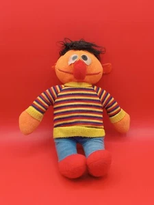 Vintage Hasbro Softies Sesamstraße Ernie Plüschtier Stofftier Puppe 10 Zoll - 11 Zoll - Bild 1 von 5