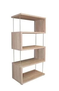 Standregal 4 Fächer 66x126cm STICKS von Mäusbacher Eiche sägerau - Bild 1 von 1