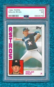 1984 TOPPS #470 NOLAN RYAN PSA 7 NEAR MINT HOF ASTROS ANGELS METS RANGERS - Picture 1 of 1