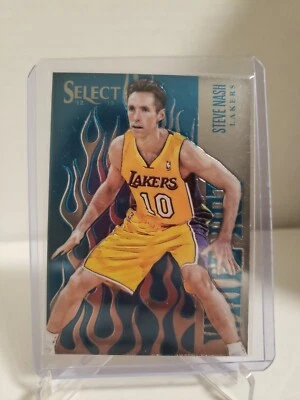 2012-13 Panini Select Hot Stars White Hot Steve Nash #24 HOF LAKERS  - Image 1 of 4