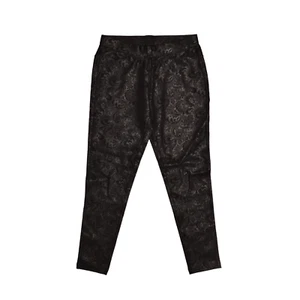 WOMEN WITH CONTROL NEW $67 Embossed Ponte Royale Legging Black XXSP - Picture 1 of 5