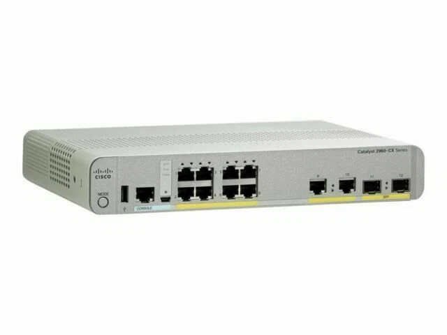 BRAND NEW Cisco Catalyst 2960CX-8TC-l 10 Ports Manageable Layer 3 Switch - Image 1 of 1