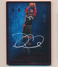 2015-16 Panini Luxe Autographs Ruby #91 DeMarre Carroll /49