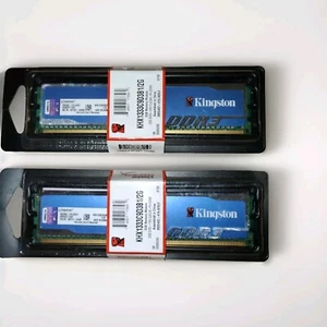 Kingston DDR3 4GB (2x2GB) 1333MHz RAM Desktop DIMM - NUOVE SIGILLATE - Foto 1 di 2