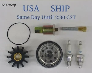 Maintenance Service Kit Kohler Marine Gas Generator 3.5EFZ 4ESZ 5EFZ Spark Plugs - Picture 1 of 2