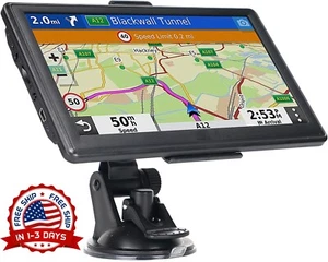 Navegador GPS Para Carro Auto Camiones Truck Pantalla Tactil Monitor HD Nuevo - Picture 1 of 8