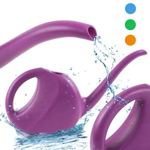 Blumengießkanne 2L Gießkanne Gartengießkanne Kunststoff Grün Violett Orange Blau - Bild 1 von 23