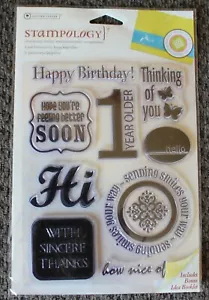 Autumn Leaves Stampology AL3449 Card Sentiments Clear Stamps Includes Bonus Idea - Bild 1 von 1