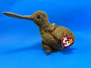 TY Beanie Baby - BEAK the Kiwi Bird (5.5 inch) 1998- Mint! - Picture 1 of 3