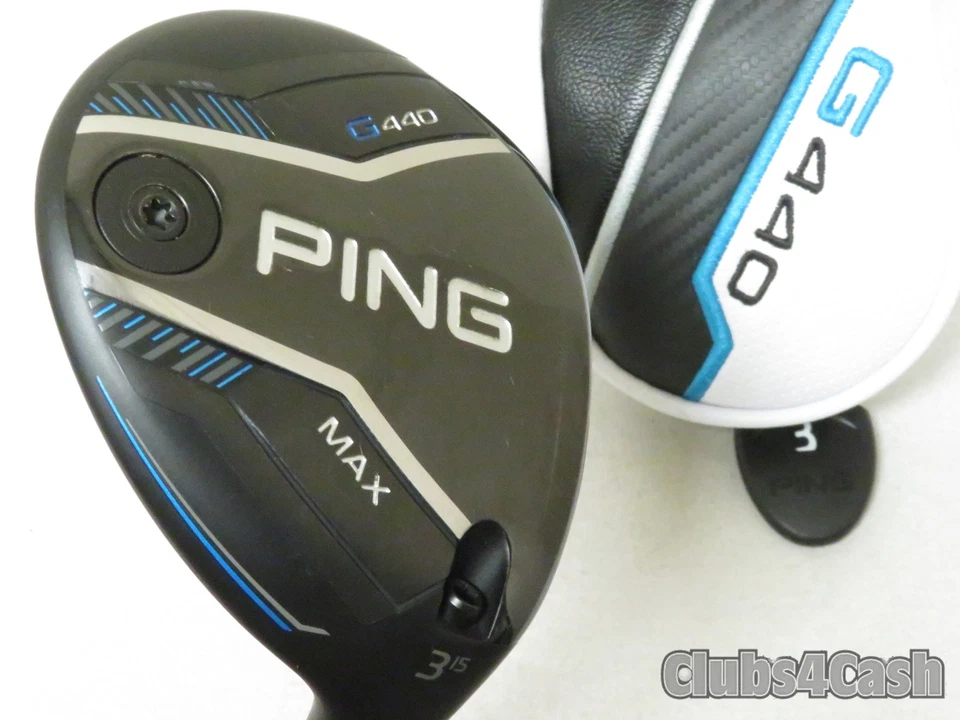 PING G440 Fairway 15°  3 Wood TOUR 2.0 Chrome 65 Stiff Flex +Cover - Image 1 of 4