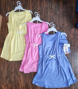 Lot Of 3 ZEROXPOSUR Drawcord Dress & Bike Shorts Sets Girls Youth Size 10/12 NEW - Picture 1 of 8