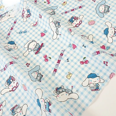 Sanrio Cinnamoroll oxford fabric 109cm× 50cm "Active Style ” design from Japan - Image 1 of 4