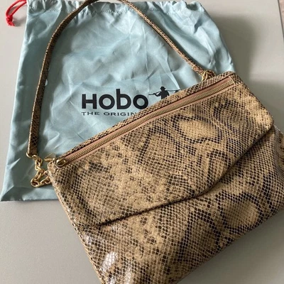 Hobo The Original Leather Snakeskin Purse Shoulder Bag Python NWOT with dust bag - Image 1 of 4