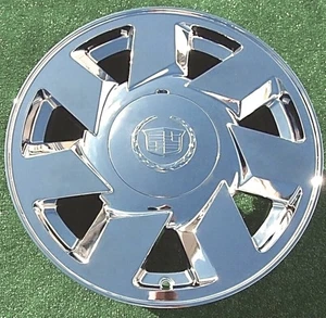 Cadillac Deville DTS Chrome Wheel 2000 01 2002 OEM Factory Spec 17 9593270 4553 - Picture 1 of 10