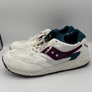 Vintage Saucony Scorpion Stabil Schuhe Herren Größe 12 Leder Mesh Laufen 90er - Bild 1 von 11