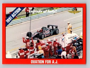 1992 Collegiate Collection Legends of Indy #46 Ovation For A.J. - Picture 1 of 2