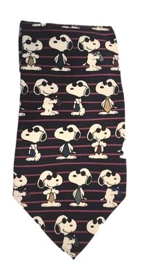Peanuts Snoopy "Joe Cool" Silk Neck tie - Image 1 of 4