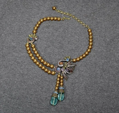 Collar Heidi Daus Multicolor Cristal Swarovski Distintivo Foto 1 de 4