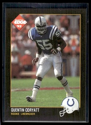 1992 Collector's Edge Quentin Coryatt Rookie Indianapolis Colts #223 - Image 1 of 2