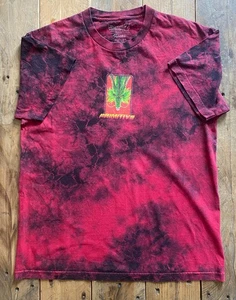 Primitve Skateboarding X Dragonball Z Shenron T-Shirt - Red Tie-Dye - Medium - Picture 1 of 12