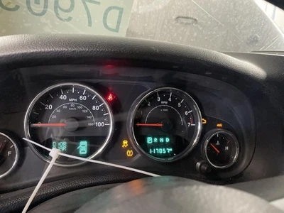 Used Speedometer Gauge fits: 2015 Jeep Wrangler cluster VIN W 6th digit JK body - Image 1 of 4