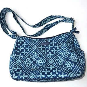VERA BRADLEY Azul Azulejos Cubanos Mujer Ajustable Bandolera Bolso de Hombro Cartera RR8 - Imagen 1 de 6
