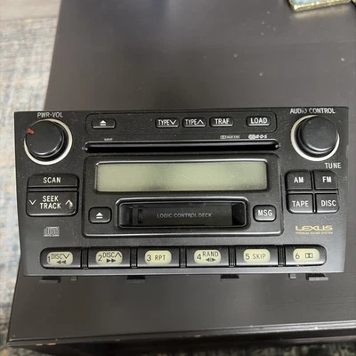 GEN 1 01-05 LEXUS IS300 RADIO AUDIO HEAD UNIT 86120-53120 - Image 1 of 4