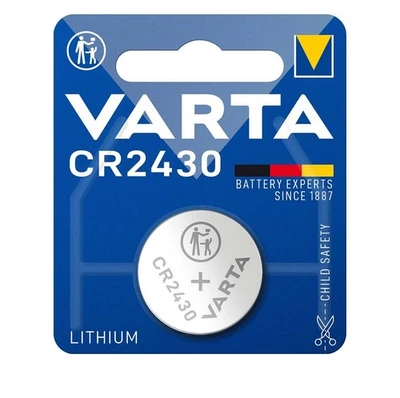 VARTA CR2430 LITHIUM BATTERIES 3V COIN CELL BUTTON DL2430 E-CR2430 EXP 2033 NEW - Image 1 of 4