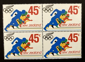 New Zealand - 1992 Olympics - Block of 4 Stamps (MNH). - Picture 1 of 2