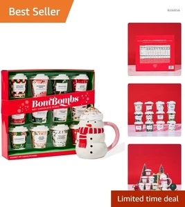 Heiße Schokolade Geschenkset 12 Aromatierte Pulver Weihnachtsverpackung Desse... - Bild 1 von 10