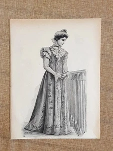La moda in Italia nel 1898 Abito per donna - Picture 1 of 1