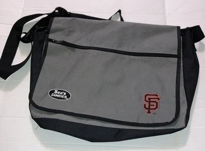 San Francisco SF Giants 2014 SGA See's Candies Mensajero Laptop Bolso Eslinga Foto 1 de 4