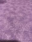 Lavender Heart Cotton Fabric Quilting 2 Pcs 56? X 11? & 54? X 13? Patty Reed
