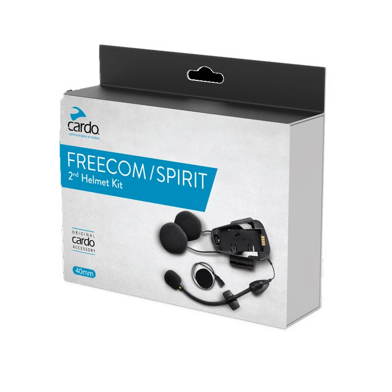Cardo Freecom/Spirit 2ND Interchangeable 40mm Microphones Universal Helmet Kit - Image 1 of 1