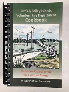 Orr's & Bailey Islands Volunteer Fire Department Cookbook Maine Coast - Imagen 1 de 6