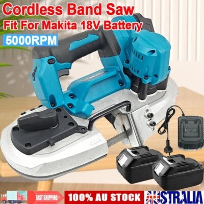 Brushless Cordless 51mm Band Saw Cold Cut Steel Bandsaw Battery For Makita 18V - image 1 of 4
