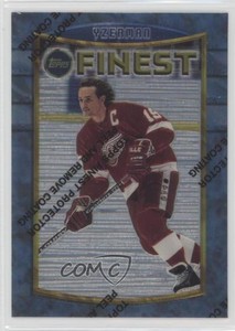 1994-95 Topps Finest Steve Yzerman #84 HOF