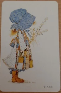70s Holly Hobbie Swap/ Playing Card - Picture 1 of 2