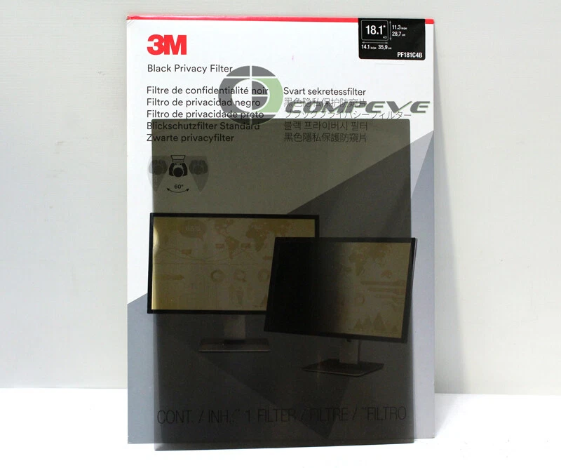 3M Privacy Filter For 18.1" Standard Monitor PF181C4B - Image 1 of 1