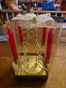 Kerzenhalter Metall Kerzenständer Adventskranz Tanne Weihnachtsbaum Weihnachten - Bild 1 von 6