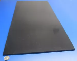 ABS Sheet Smooth on Both Sides, Color Black, .250" (1/4") x 12" x 24" - Picture 1 of 12