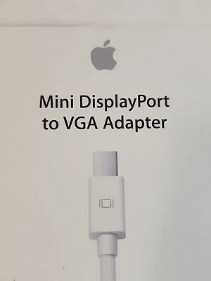 Genuine Apple Mini Display Port to VGA Adapter OEM Mac New in Box NIB - Image 1 of 4