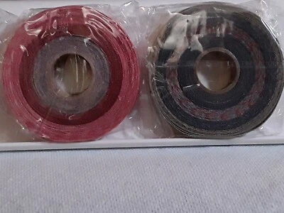 Create & Craft Jute Printed Ribbon 2 rolls/4 kinds Go Dotty/Tone Pink 80 yard N - Image 1 of 4