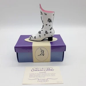 Disney Character Cobbler Cruella Deville Shoe Figurine Cruel Sole 101 Dalmations - Picture 1 of 13