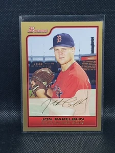 2006 Bowman Gold Boston Red Sox Baseballkarte #76 Jon Papierband - Bild 1 von 2